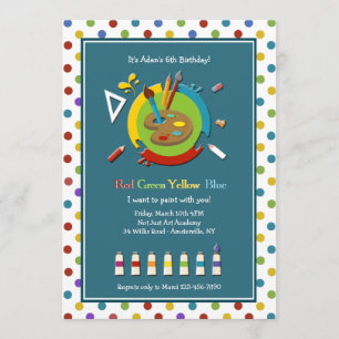 Invitación de la clase de arte