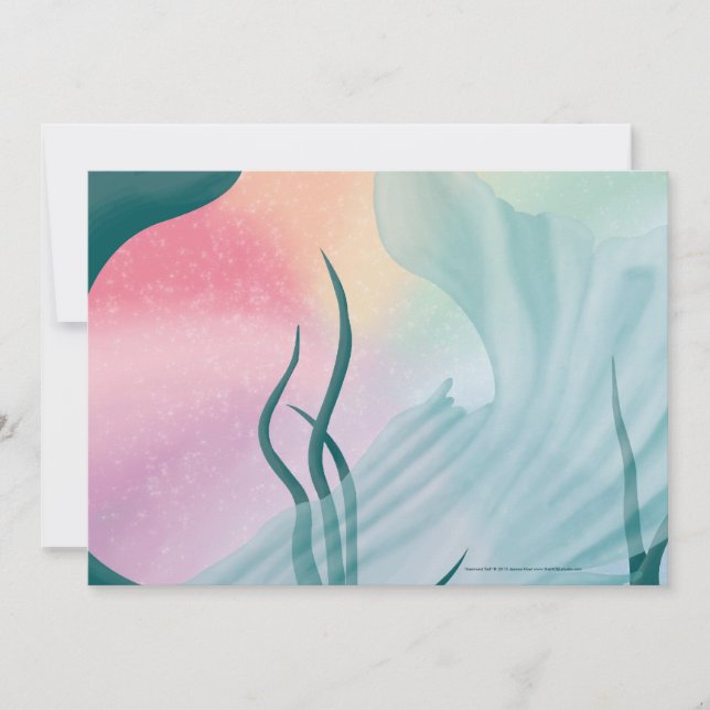 Invitación de la cola de la sirena (Anverso)