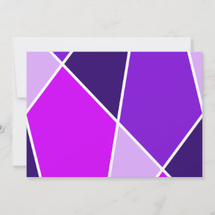Invitación de la Colección de Colores Purple Janai