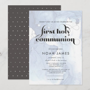 Invitación de la comunión de la acuarela