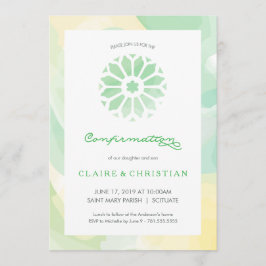 Invitación de la confirmación, chicas o muchachos