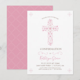 Invitación de la confirmación - el personalizado