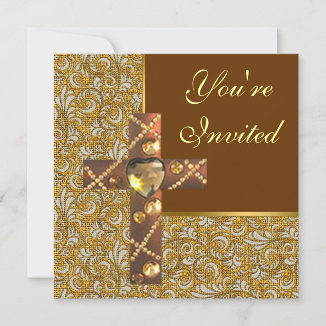 Invitación de la Cruz Cristiana Jeweld (Anverso)
