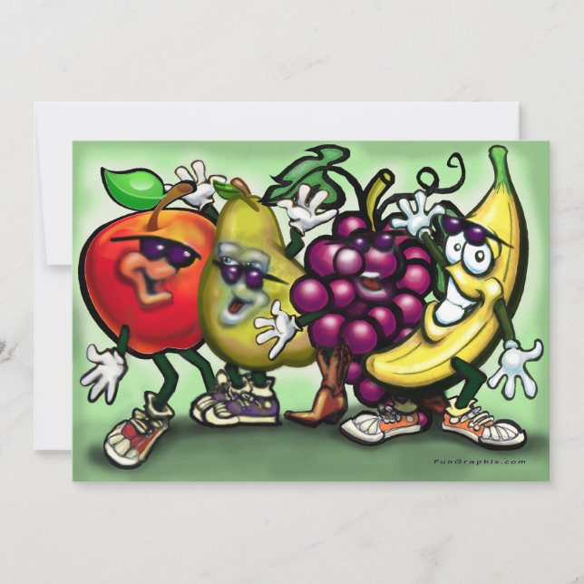 Invitación de la cuadrilla de la fruta (Anverso)
