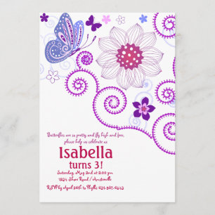Invitación de la danza de la mariposa