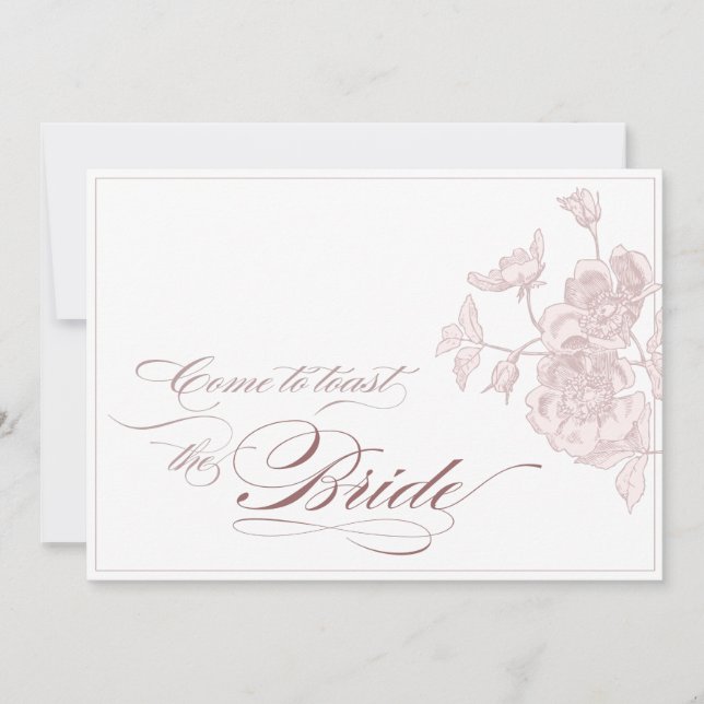 INVITACIÓN DE LA DUCHA BRIDAL (Anverso)