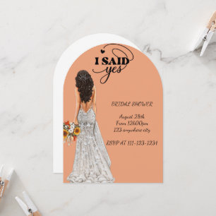 INVITACIÓN DE LA DUCHA BRIDAL
