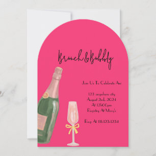 INVITACIÓN DE LA DUCHA BRIDAL BRUNCH Y BUBBLY