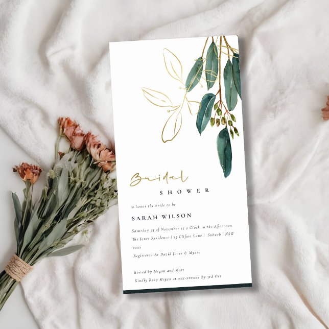 INVITACIÓN DE LA DUCHA BRIDAL DE LA FAUNA DE EUCAL (Subido por el creador)