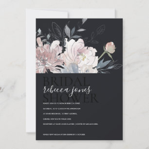 INVITACIÓN DE LA DUCHA BRIDAL DE LA FLORAL DE LA F