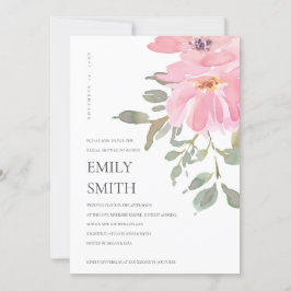 INVITACIÓN DE LA DUCHA BRIDAL DE LA FLORAL DEL COL