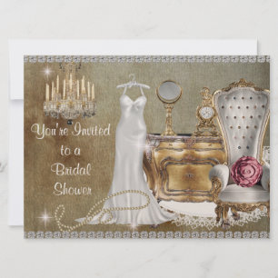INVITACIÓN DE LA DUCHA BRIDAL DE LA VENTAJA