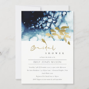 INVITACIÓN DE LA DUCHA BRIDAL DE PESCADO DE MAR BA