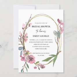 INVITACIÓN DE LA DUCHA BRIDAL FLORAL DE BLOSSOM DE