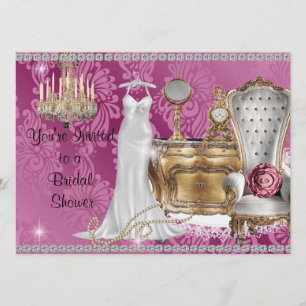 INVITACIÓN DE LA DUCHA DE LA BRIDAL DE Shabby Chic