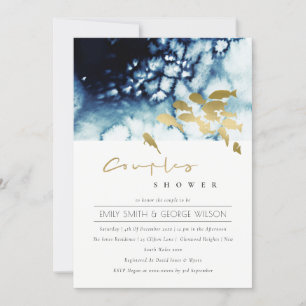 INVITACIÓN DE LA DUCHA DE LA PAREJA DE PESCADO DEL