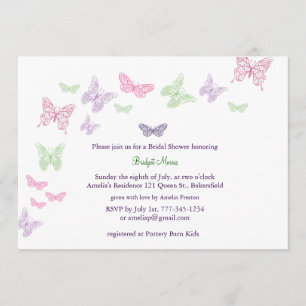 Invitación de la ducha de los alborotos del bebé