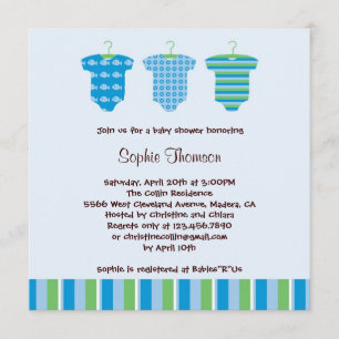 Invitación de la ducha del bebé