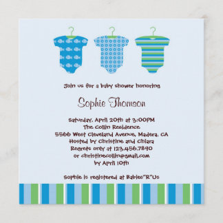 Invitación de la ducha del bebé
