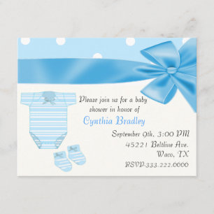 Invitación de la ducha del bebé