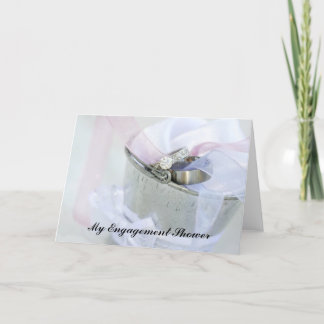 Invitación de la ducha del compromiso