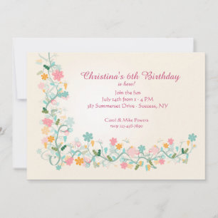 Invitación de la esquina del florete