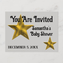 Invitación de la estrella superestrella de bienven