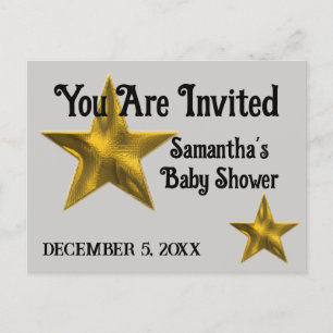 Invitación de la estrella superestrella de bienven