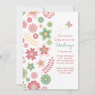 Invitación de la fantasía del chica