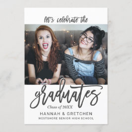 Invitación de la fiesta combinada de graduación