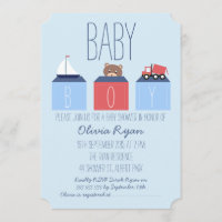Invitación de la fiesta de bienvenida al bebé de