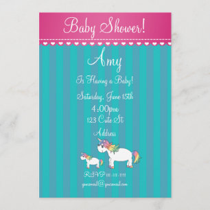 Invitación de la fiesta de bienvenida al bebé del