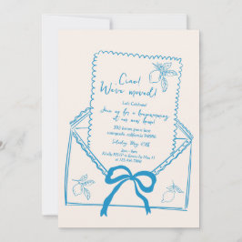 Invitación de la fiesta de calentamiento de la cas