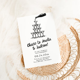 Invitación de la fiesta de compromiso captada por