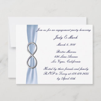 Invitación de la fiesta de compromiso del Boda Inf