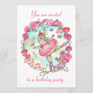 Invitación de la fiesta de cumpleaños