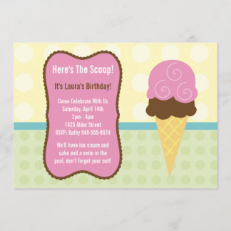 Invitación de la fiesta de cumpleaños