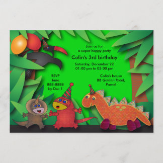 Invitación de la fiesta de cumpleaños: 035