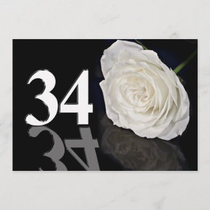 Invitación de la fiesta de cumpleaños 34 años