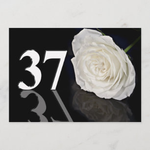 Invitación de la fiesta de cumpleaños 37 años