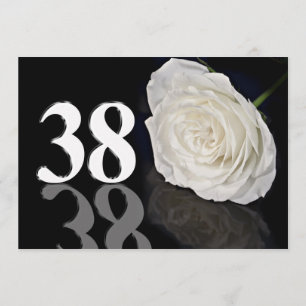 Invitación de la fiesta de cumpleaños 38 años