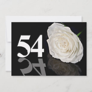 Invitación de la fiesta de cumpleaños 54 años