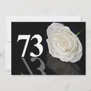 Invitación de la fiesta de cumpleaños 73 años