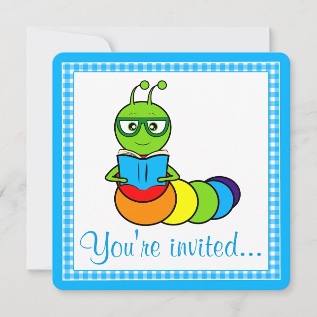 Invitación de la fiesta de cumpleaños con el ratón (Anverso)