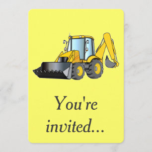 Invitación de la fiesta de cumpleaños con la