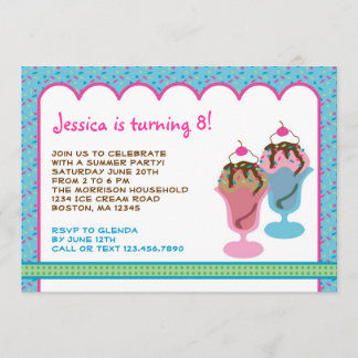 Invitación de la fiesta de cumpleaños de domingo