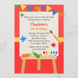 Invitación de la fiesta de cumpleaños de la