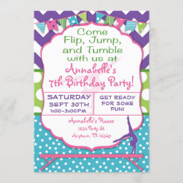 Invitación de la fiesta de cumpleaños de la