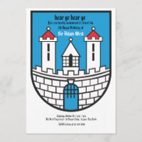 Invitación de la fiesta de cumpleaños de la