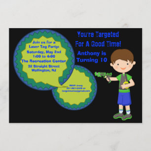 Invitación de la fiesta de cumpleaños de la